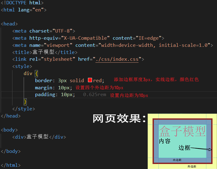 html5教程———CSS 盒子模型(Box Model)